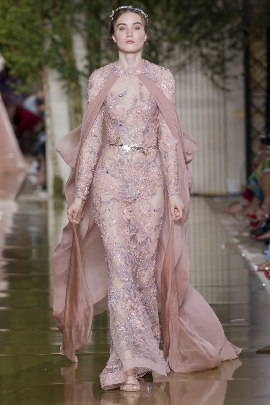 Fashion Week Paris Fall/Winter 2017 look 47 from the Zuhair Murad collection couture