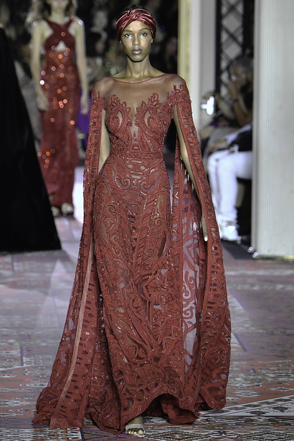 Fashion Week Paris Fall/Winter 2019 look 13 from the Zuhair Murad collection couture