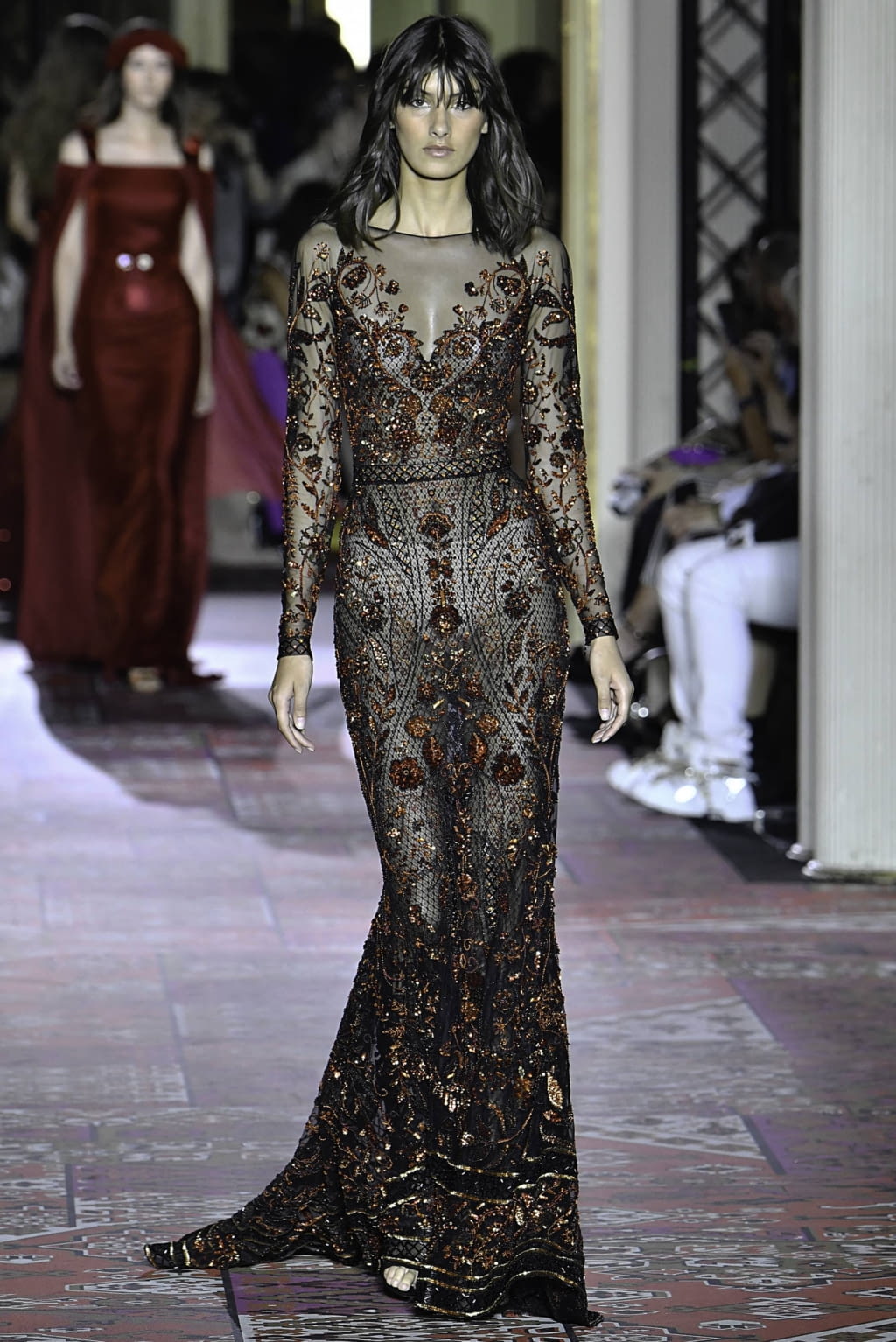 Fashion Week Paris Fall/Winter 2019 look 16 from the Zuhair Murad collection couture