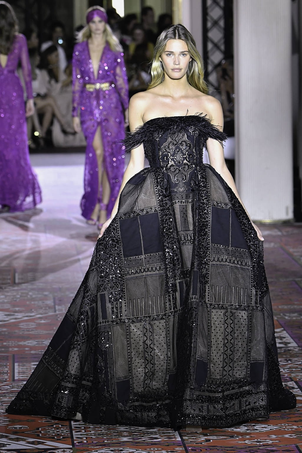 Fashion Week Paris Fall/Winter 2019 look 24 from the Zuhair Murad collection couture