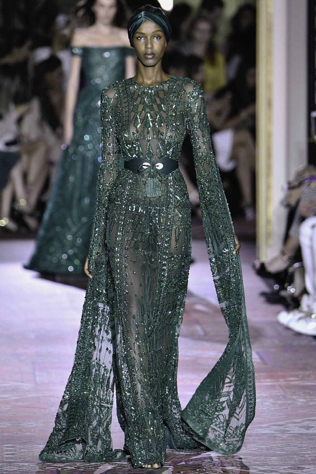 Fashion Week Paris Fall/Winter 2019 look 38 from the Zuhair Murad collection couture