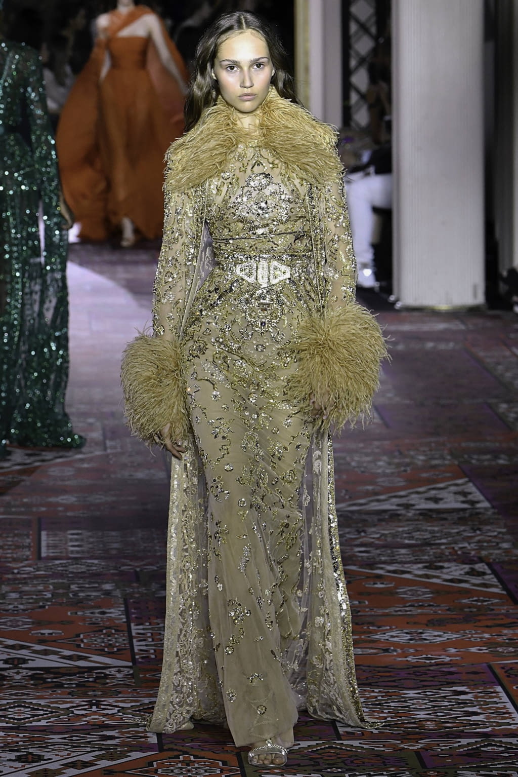 Fashion Week Paris Fall/Winter 2019 look 40 from the Zuhair Murad collection couture