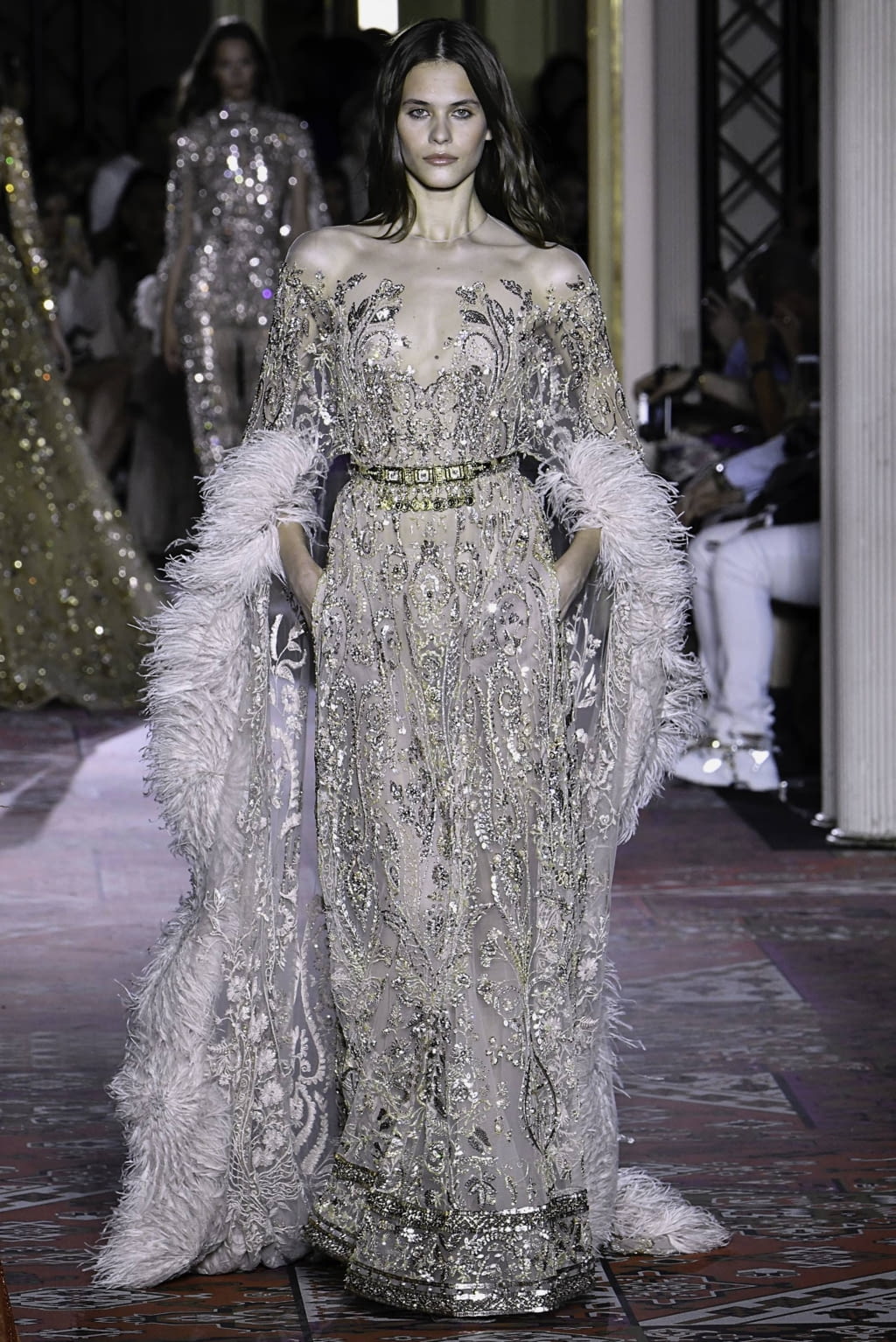 Fashion Week Paris Fall/Winter 2019 look 46 from the Zuhair Murad collection couture