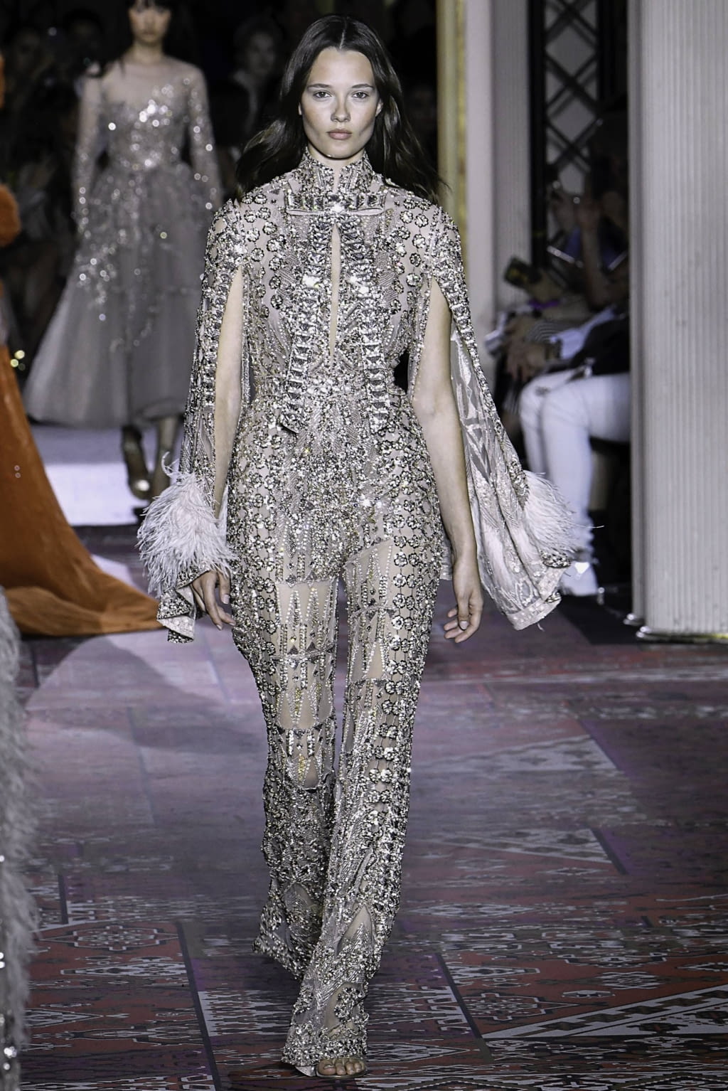 Fashion Week Paris Fall/Winter 2019 look 45 from the Zuhair Murad collection couture