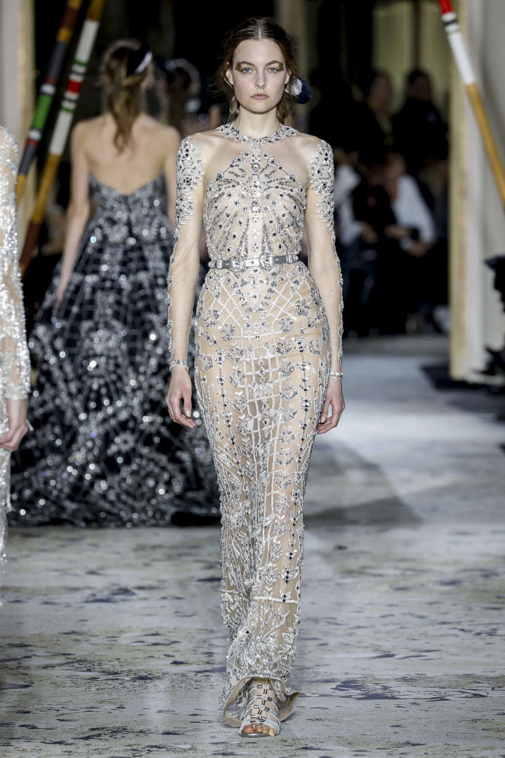 Fashion Week Paris Spring/Summer 2018 look 16 from the Zuhair Murad collection 高级定制