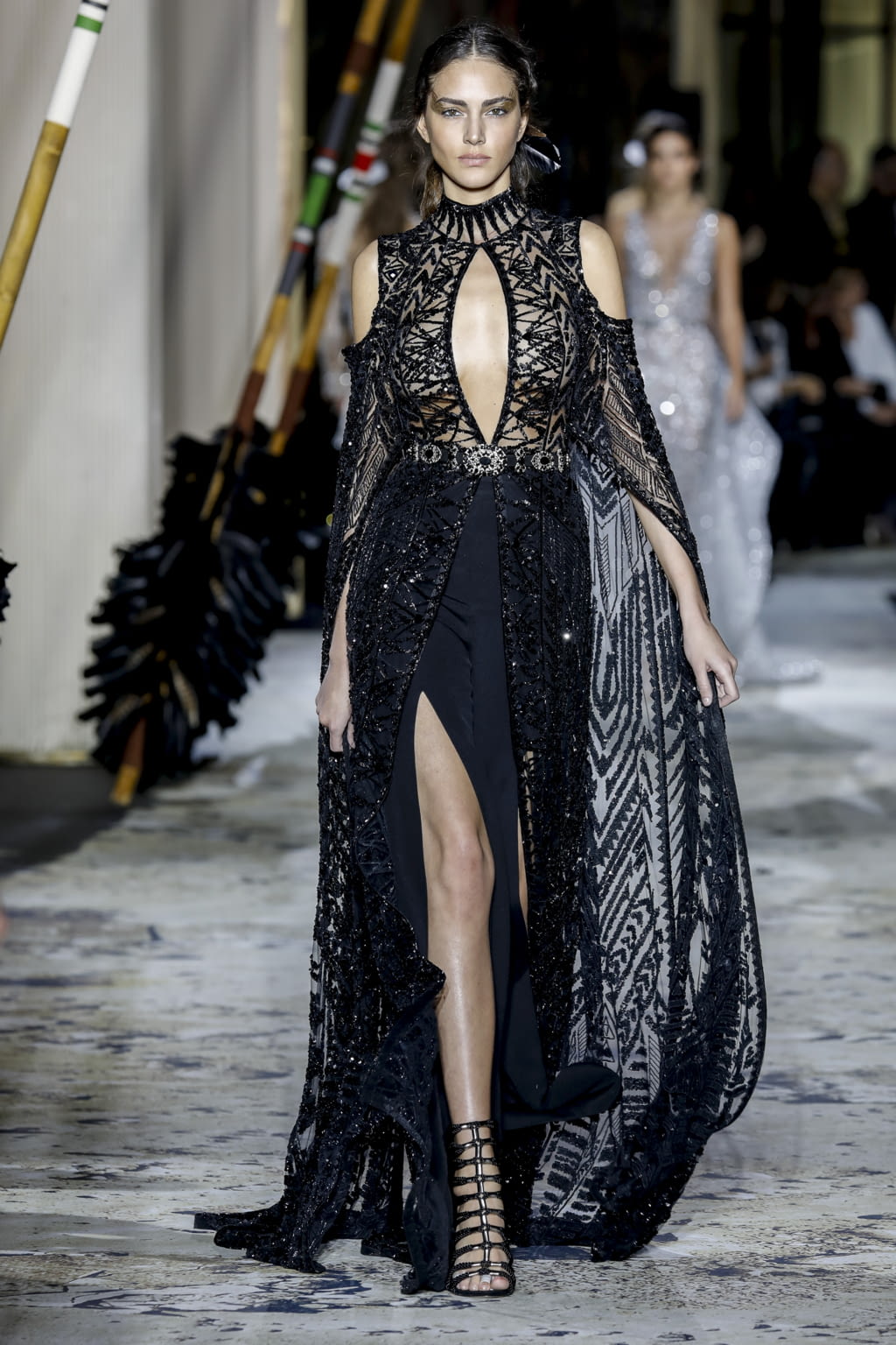 Fashion Week Paris Spring/Summer 2018 look 17 from the Zuhair Murad collection couture