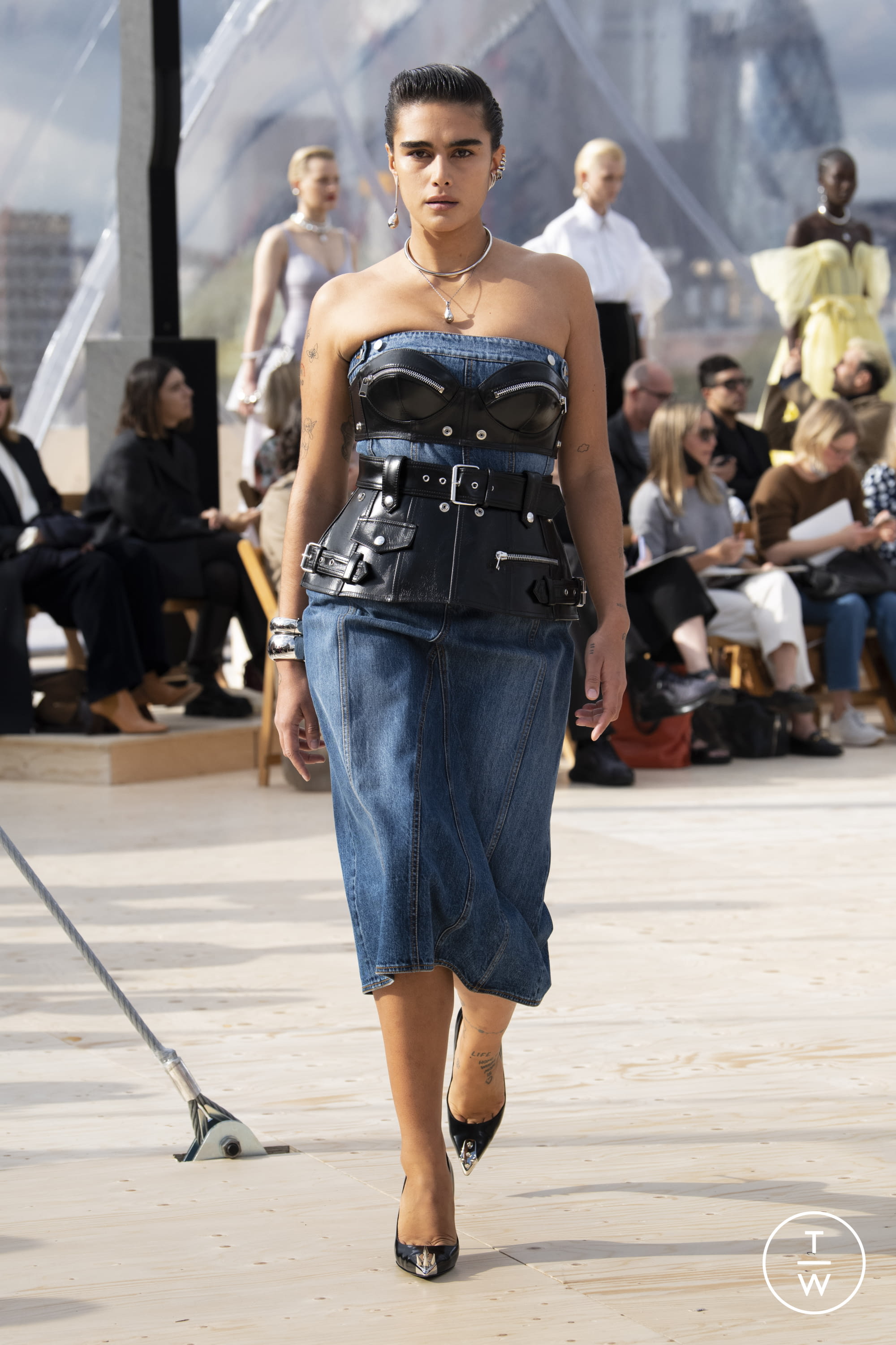 Jill Kortleve walks the runway during the Chanel Homme Menswear