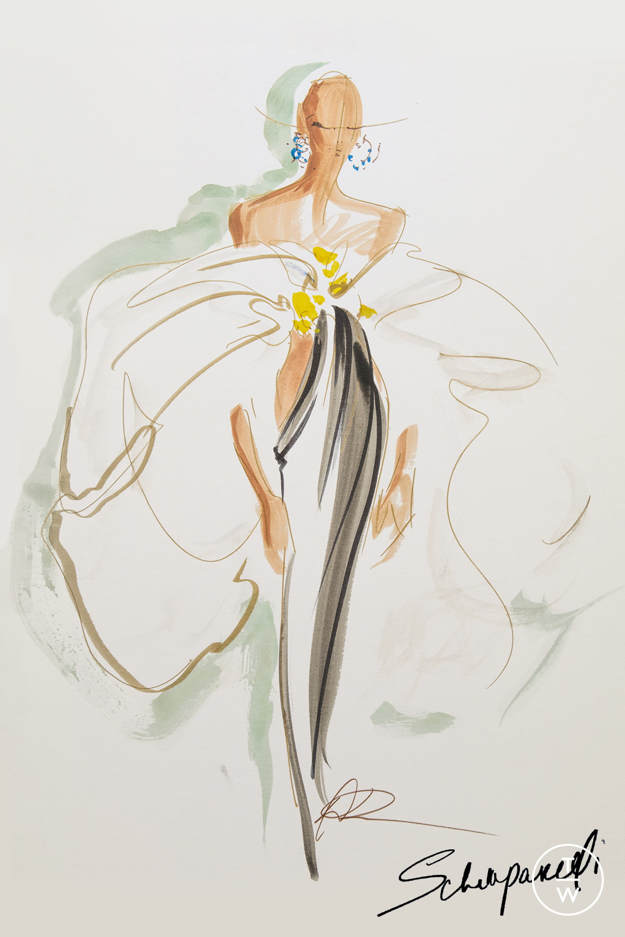 maria clara dress drawing