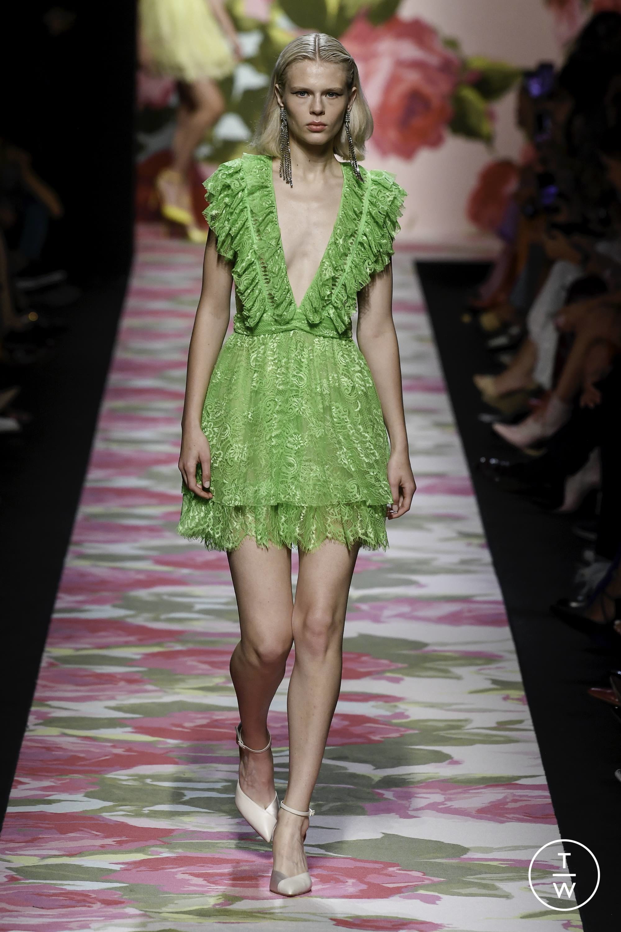 rihanna green tassel jumpsuit