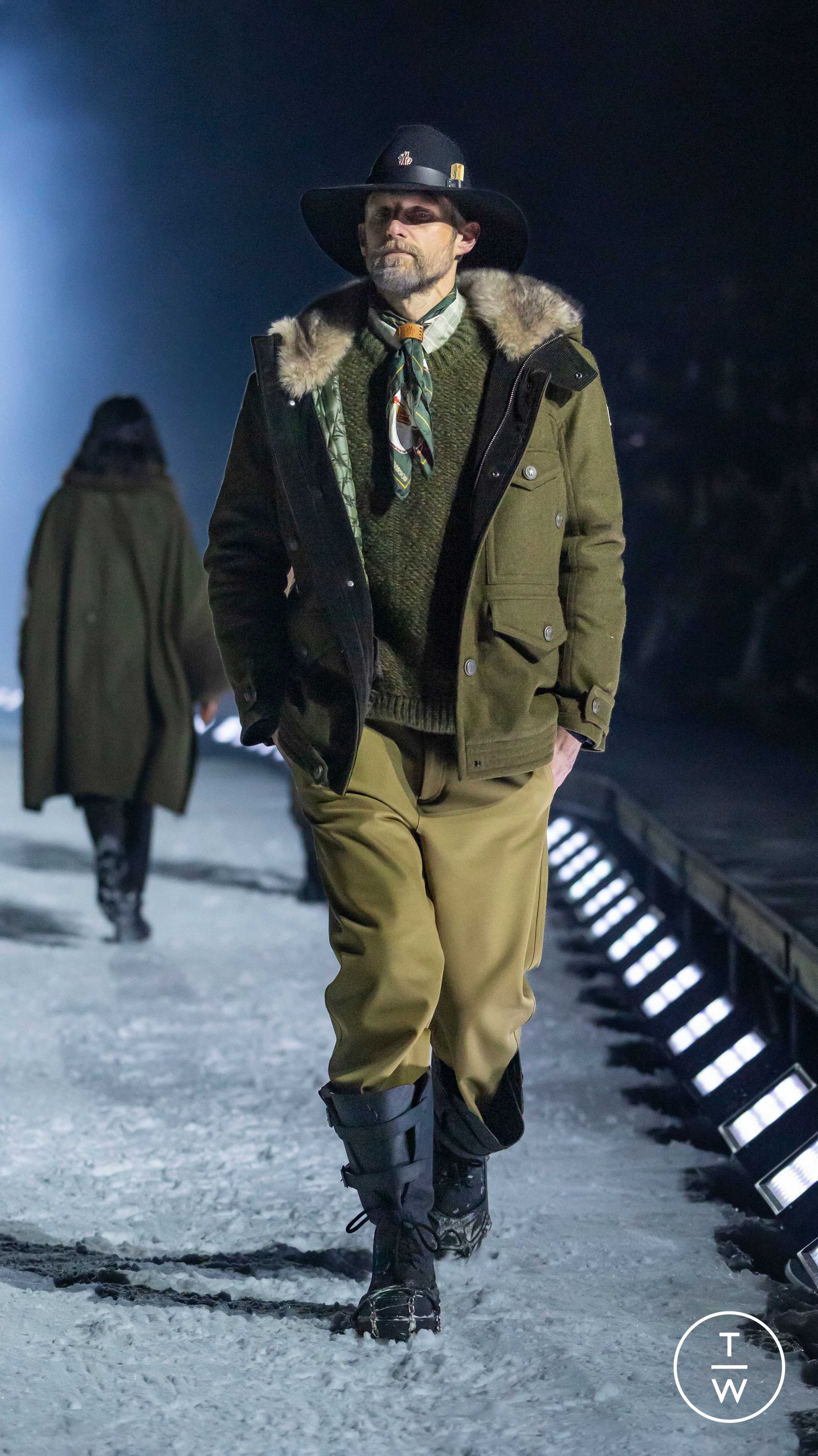Moncler OLD ヴィンテージ スキーウェア グリーン M Moncler FW26 menswear #73 - Tagwalk: The Fashion Search Engine