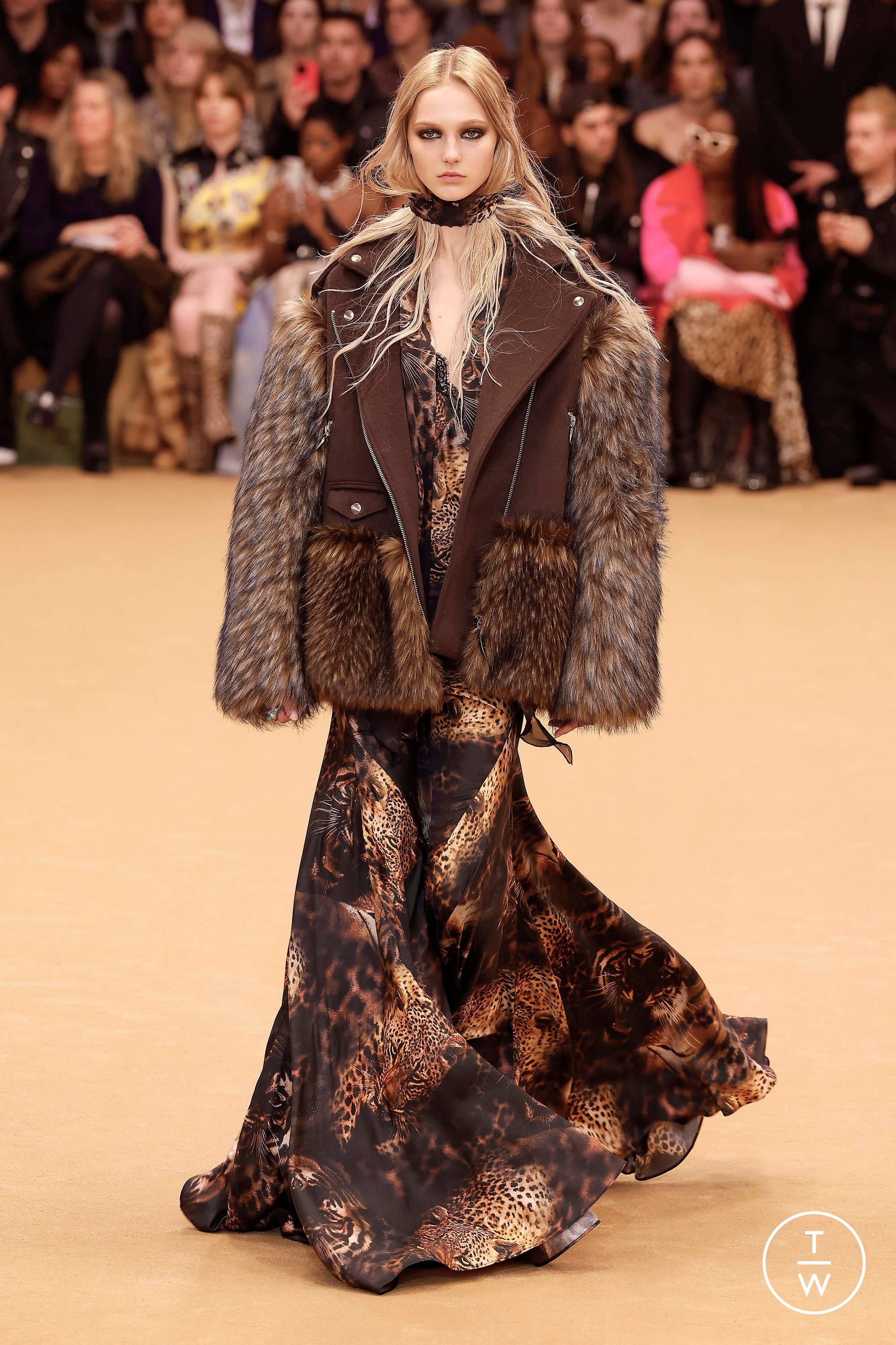 roberto cavalli ダウンジャケット リアルファー ミンク カシミヤ