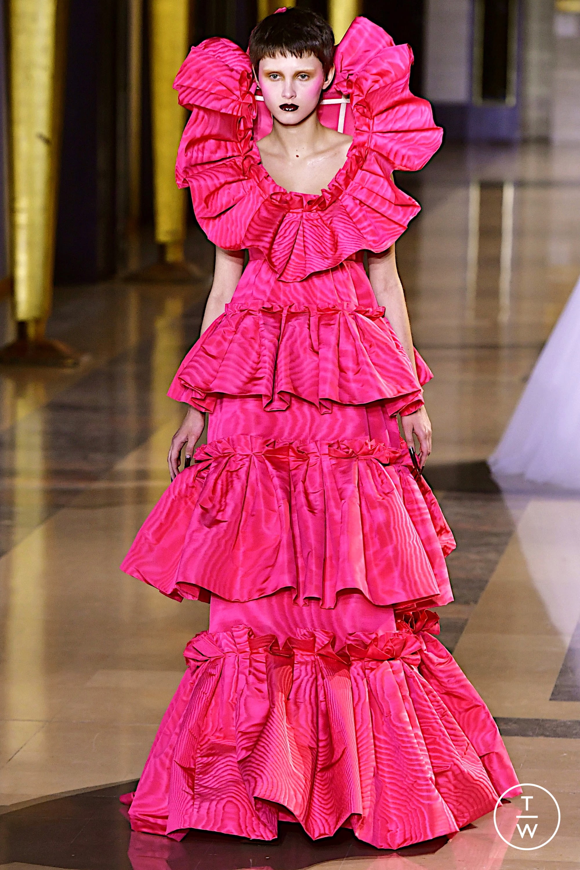カットソー(半袖+袖なし) VIKTOR&amp;ROLF - Viktor &amp; Rolf Tulle Haute Fantaisie TULLE RUFFLE TOP – Viktor&Rolf