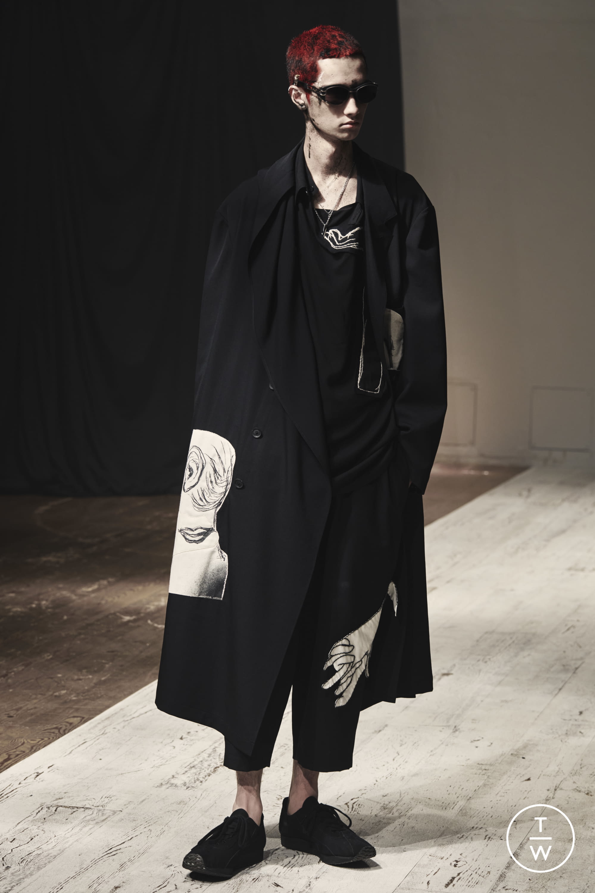 Yohji Yamamoto SS22 menswear #22 - Tagwalk: The Fashion 
