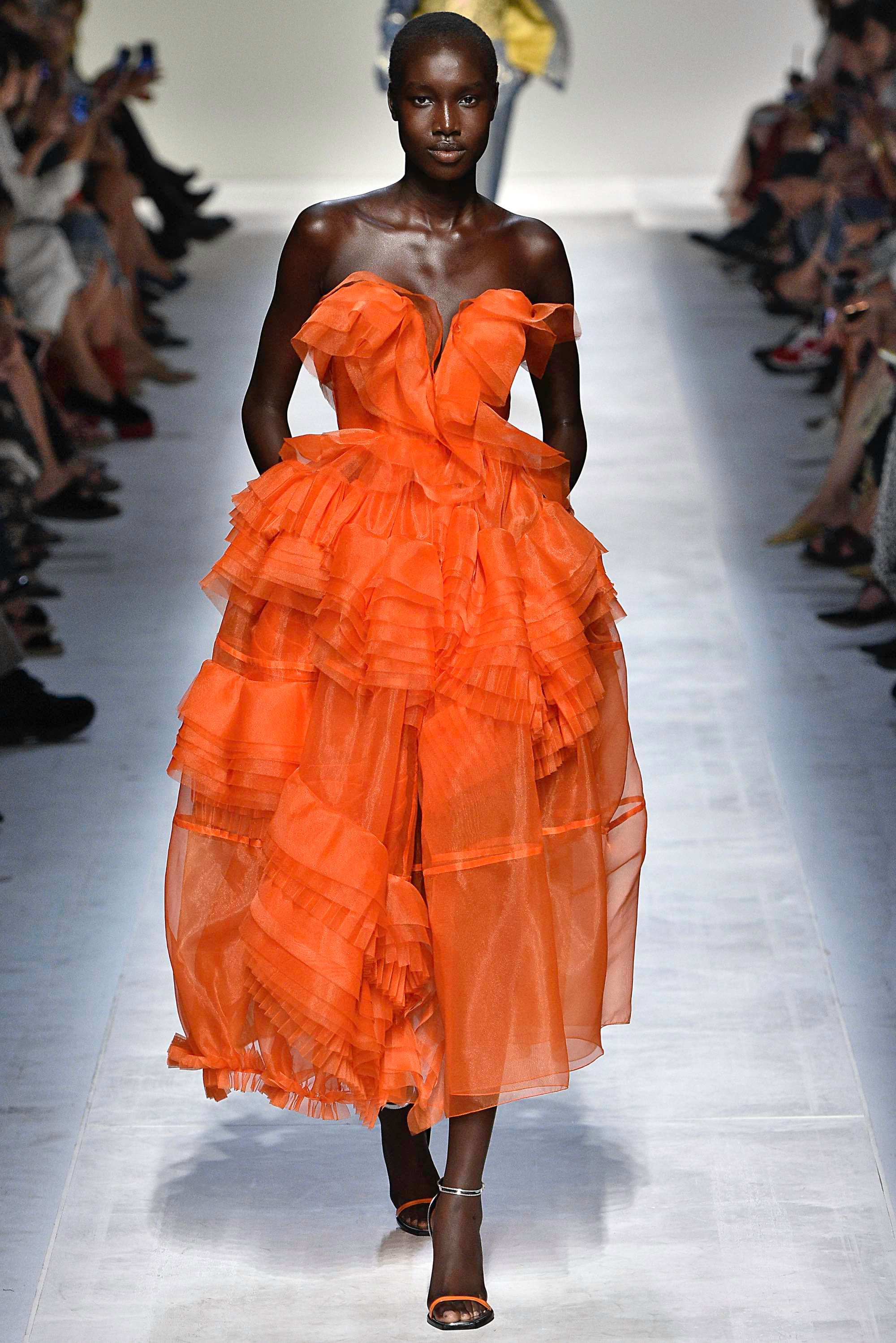 ERMANNO SCERVINO 花フリルジップジャケット ITALY 春秋 ermanno-scervino-ss19-0037-