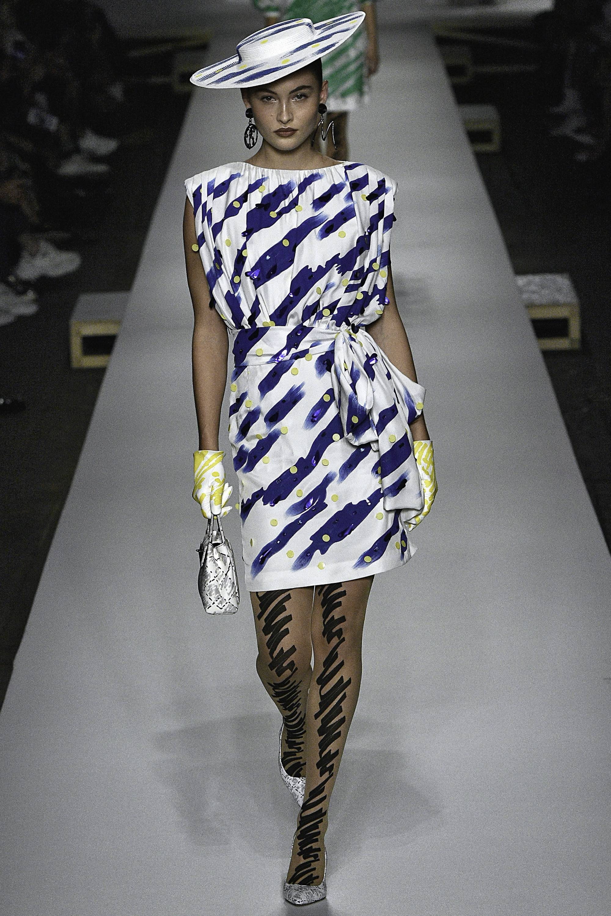 moschino scribble dress